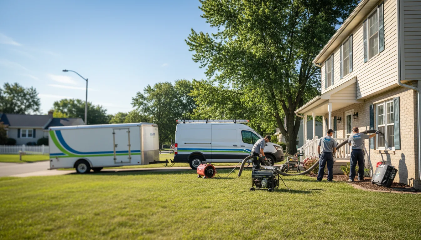 Flooded Basement Restoration And Cleanup With Repair in Hampshire, IL near me